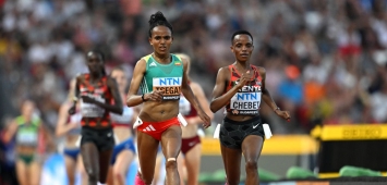 الأثيوبية غوداف سيغاي الفائزة بذهبية 10 آلاف متر بمونديال ألعاب القوى بالمجر نهايةأغسطس(Getty)