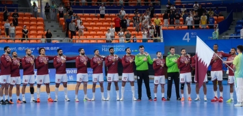Team Qatar Handball منتخب قطر لكرة اليد (twitter/QNA_Sports) وين وين winwin