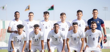 لاعبو المنتخب الليبي لكرة القدم (Facebook/Lff)