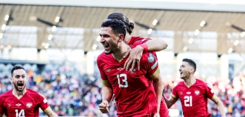 من مباراة صربيا وبلغاريا - الجولة قبل الأخيرة من تصفيات كأس أمم أوروبا 2024 (X: brfootball)