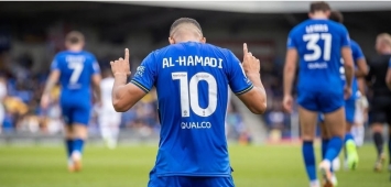 العراقي علي الحمادي لاعب نادي ويمبلدون الإنجليزي (Instagram / Ali alhomadi)