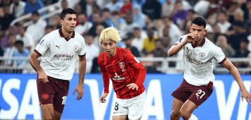 جانب من مباراة أوراوا الياباني ومانشستر سيتي الإنجليزي في كأس العالم للأندية (X-@REDSOFFICIAL)