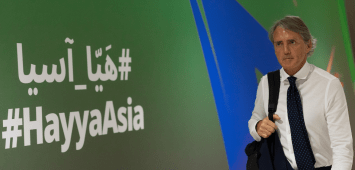 الإيطالي روبرتو مانشيني مدرب المنتخب السعودي كأس آسيا 2024 (twitter/SaudiNT) ون ون winwin