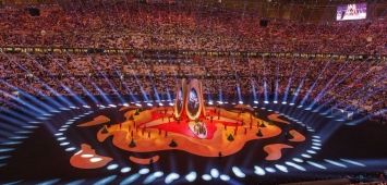 صورة مبهرة من حفل افتتاح كأس آسيا 2023 (twitter/ QNAEnglish) ون ون winwin