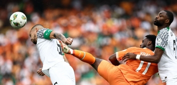 من مباراة كوت ديفوار ونيجيريا - الجولة الثانية من مجموعات كأس أمم إفريقيا 2024 (X: Ariyadhiah)