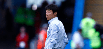 المدرب الكوري الجنوبي شن تاي يانغ المدير الفني لمنتخب إندونيسيا في نهائيات كأس آسيا 2024