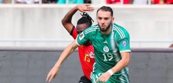 أمين غويري من مباراة الجزائر وموزمبيق بتصفيات مونديال 2026 (Facebook/Lesverts.faf) ون ون winwin