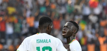 فرحة لاعبي السنغال بالفوز أمام الكاميرون في كأس أمم أفريقيا 2024 (X/Caf_Online_AR) ون ون winwin