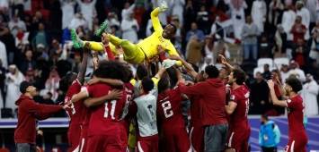 مشعل برشم حارس مرمى منتخب قطر وين وين winwin (X/AFC)