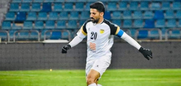 حمزة الدردور يلعب دورًا بطوليًا في مباراة الحسين أربد والرمثا في الدوري الأردني ون ون winwin facebook/AlhusseinJOSC