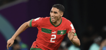 المغربي أشرف حكيمي لاعب فريق باريس سان جيرمان الفرنسي (Getty)