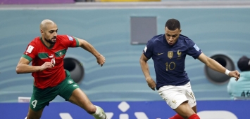 أرشيفية - مباراة المغرب وفرنسا في كأس العالم قطر 2022 شهدت صراعًا كبيرًا بين سفيان أمرابط وكيليان مبابي (Getty) ون ون winwin