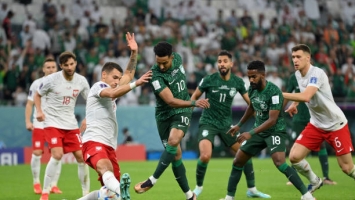 مباراة المنتخب السعودي أمام المنتخب البولندي