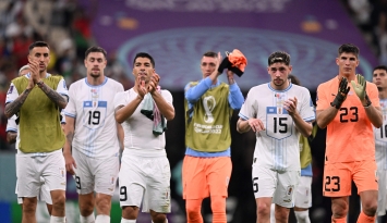 حسرة أوروغواي بعد الخسارة أمام البرتغال