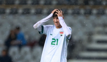 حسرة كبيرة للاعب المنتخب العراقي حيدر عبد الكريم