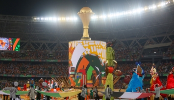 مشهد من حفل افتتاح كأس أمم أفريقيا 2023 (winwin)