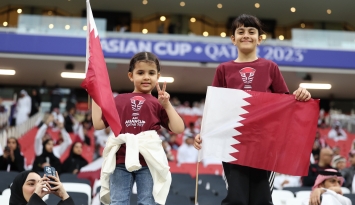 من مباراة قطر وطاجيكستان بكأس آسيا 2023 (winwin)