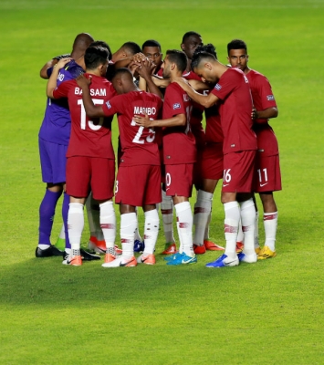 منتخب قطر خلال مشاركته في كوبا أمريكا 2019 (Getty) ون ون winwin
