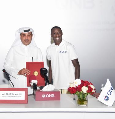 خابي لام وقع اتفاقية مع بنك قطر الوطني
