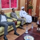 وزير الصحة السوداني في اجتماع مع اتحاد الكرة (Facebook)