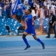 فرحة ناصر الدوسري بإحراز هدف الهلال الأول أمام بوهانغ ستيلرز في نهائي دوري أبطال آسيا (Twitter/ Al Hilal)