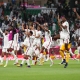 فرحة المنتخب القطري بعد الانتصار على سلطنة عمان