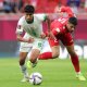 اللاعب العراقي أحمد فرحان العراق البحرين بطولة كأس العرب FIFA قطر 2021 ون ون winwin