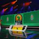 صورة من مراسم سحب قرعة كأس الأمم الأفريقية للمحليين (Twitter/CAFOnline) ون ون winwin
