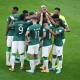 لاعبو المنتخب السعودي خلال مواجهة الأرجنتين في كأس العالم 2022 ون ون winwin