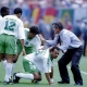 الأرجنتيني خورخي سولاري أثناء قيادته تدريب المنتخب السعودي في كأس العالم 1994 ون ون winwin