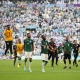 فرحة لاعبو المنتخب السعودي بالفوز على الأرجنتين في كأس العالم 2022 ون ون winwin