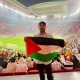 علم فلسطين يظهر في افتتاح مونديال قطر 2022 (Facebook) ون ون winwin