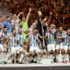 من احتفال لاعبي الأرجنتين بالفوز بلقب كأس العالم قطر 2022 (Getty) ون ون winwin