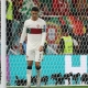 النجم البرتغالي كريستيانو رونالدو من مباراة المغرب في مونديال قطر (Getty) ون ون winwin