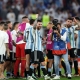لاعبو الأرجنتين يحتفلون بالفوز على أستراليا في كأس العالم 2022 ون ون winwin