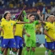 لاعبو منتخب البرازيل يحتفلون بالفوز على كوريا الجنوبية في كأس العالم 2022 ون ون winwin