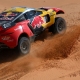 سيارة المتسابق الفرنسي سباستيان لوب في صحاري السعودية في رالي دكار(Getty)