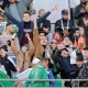 الجماهير الجزائرية في مباراة نصف نهائي الشان أمام النيجر بملعب وهران (Getty) ون ون winwin