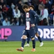 الأرجنتيني ليونيل ميسي لاعب نادي باريس سان جيرمان من مباراة رين (Getty)
