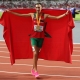 المغربي سفيان البقالي بطل سباق 3000آلاف متر موانع (Getty)