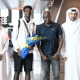 المدافع الشاب السنغالي الدولي سيدو سانو لاعب الغرافة الجديد (twitter/ ALGHARAFACLUB) ون ون winwin 