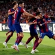 Extraits des célébrations des joueurs de Barcelone suite au but fatal de Joao Cancelo contre le Celta Vigo (Getty) 