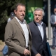 ساندرو روسيل الرئيس الأسبق لنادي برشلونة رفقة محاميه الخاص باو مولينس (Getty) وين وين winwin