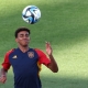 النجم اليافع لامين يامال خلال تدريبات المنتخب الإسباني (Getty) وين وين winwin
