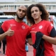 ثنائي منتخب تونس لكرة القدم - من اليمين حنبعل مجبري وعيسى العيدوني (FTF)