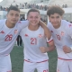 La joie des jeunes joueurs de l'équipe tunisienne après avoir remporté le Championnat d'Afrique du Nord (facebook - ftf)