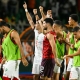 احتفال لاعبي منتخب المغرب بصدارة المجموعة السادسة لكأس أفريقيا 2024 (Getty) ون ون winwin