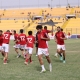 عملية إحماء لاعبي الأهلي المصري قبل مواجهة ميدياما الغاني في دوري أبطال أفريقيا (X/Alahly) ون ون winwin