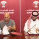 لحظة توقيع المدرب الإسباني ماركيز لوبيز لعقده حتى عام 2026 مع منتخب قطر (QFA.QA) ون ون winwin