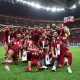 فرحة لاعبي منتخب قطر بالتأهل إلى نصف نهائي كأس آسيا 2024 (X/QFA) ون ون winwin